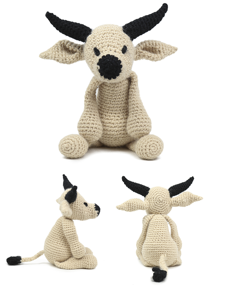 toft ed's animal lance the ox amigurumi crochet